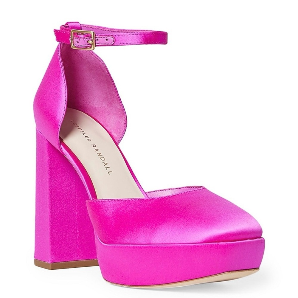 Loeffler Randall Selina Platform in Fuchsia.
